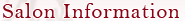 Salon Information